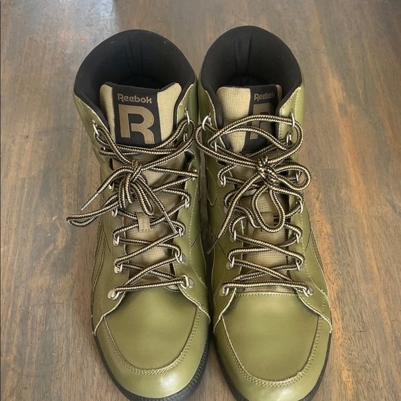 Reebok Other - Reebok Men's Olive Green Lace-Up boot sneakers shoes y2k sz 13 new high top shoe